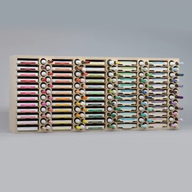 Stamp-n-Storage 60 Ink Pad, Marker, and Refill Bottle Holder - Wall Mount