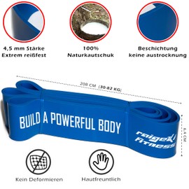 Raigeki Fitness Resistance Bands Rubber Bands (+ Training Plans) [Single and Set] Long Resistance Bands Fitness Bands for Strength Sports - Fitness Band Terrabands Gymnastics Bands