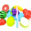 23pcs/set Kids Educational Gift Toy Plastic Kitchen Cut Fruits Kids
