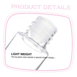 Baluue 5ml Reusable Lip Gloss Tubes 10pcs Small DIY Lip Oil Containers for Makeup and Travel