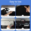KBOISE Car Windshield Sun Shade, Innovative No-Light-Pass Technology for Maximum