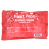 Heart Shaped Lollipops, Individually Wrapped Strawberry Flavored Suckers, Easter Basket