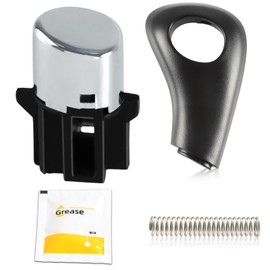HIMARKLIF Shifter Knob Button Repair Kit Chrome Shift Knob Push Shifter Spring and Shifter Handle Side Plate Compatible with 2003 2004 2005 Honda Accord DX EX LX Replace# 54132-SDA-A81 54141-SDA-A81