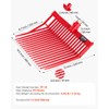 VEVOR 6PCS Manure Fork Replacement Head, 18 Angled Tines Horse
