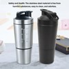 Shaker Bottle Stainless Steel Protein Shaker Scales Portable Shaker Cup