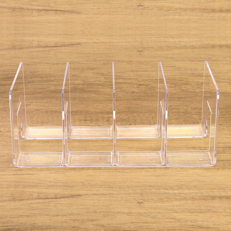 QWORK Clear Plastic Purse Handbag Organizer for Closet, 2-Pack 4