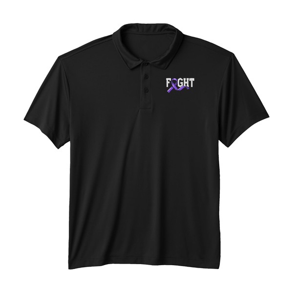Fight Hodgkin Lymphoma Awareness Supporter Lymph Nodes Performance Polo Shirt