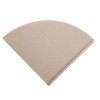 ANCLLO 100 Pieces Coffee Filter Paper, V02 Coffee Filters, Natural,