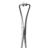 Pinza Peers Clamp 14cm Plateada Acero Hergom Premium