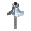 HARFINGTON Roundover Router Bit 1/4 Shank 7/16" Radius Tungsten Steel