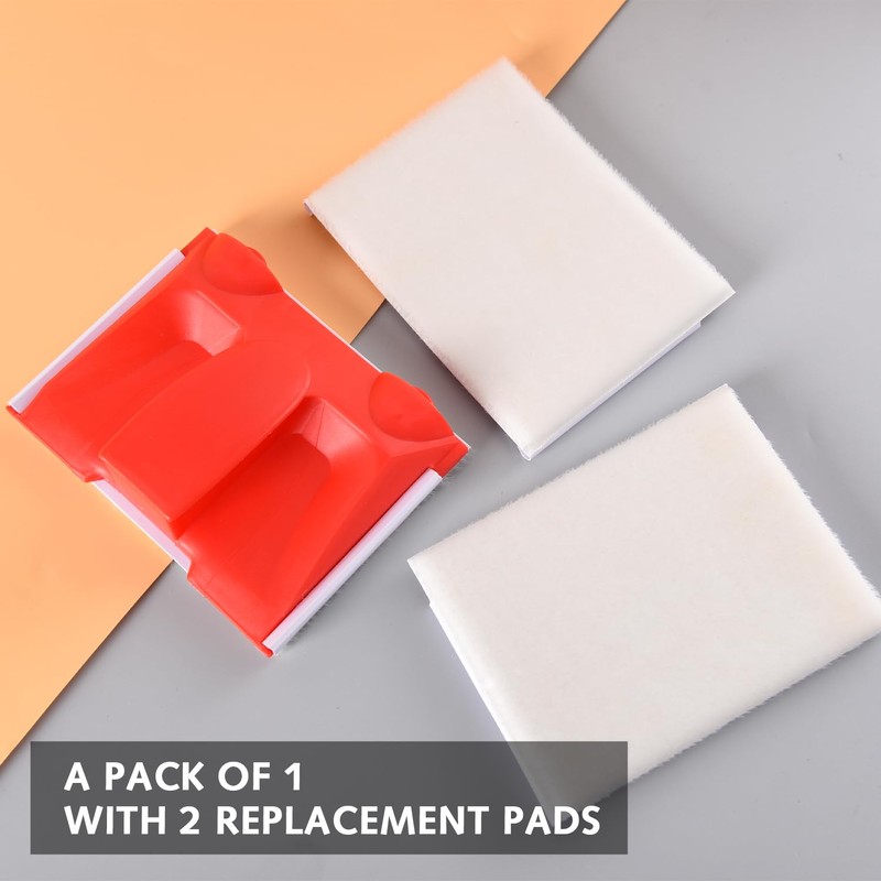 Paint Edger Tool,Multifunctional Paint Edging Trimmer with 2 Replacement Pads,Edge