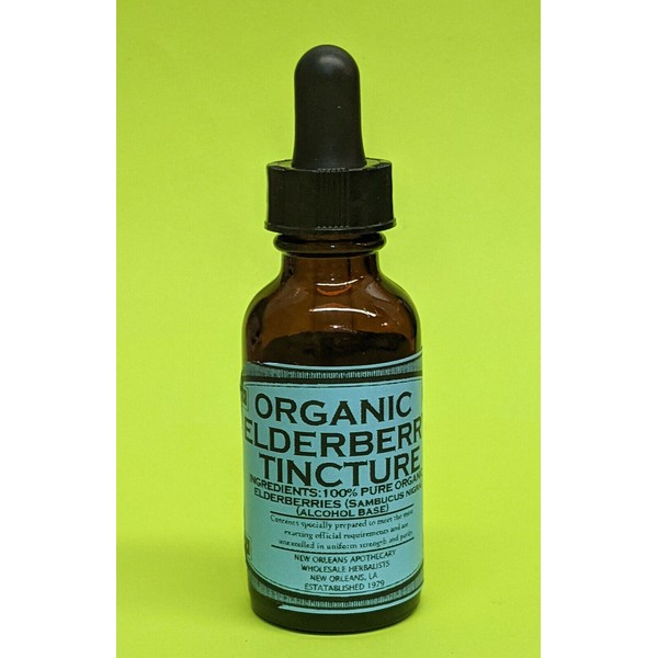 Organic Elderberry Tincture Extract(30ml)Herbal Immune Support(Sambucus Nigra)