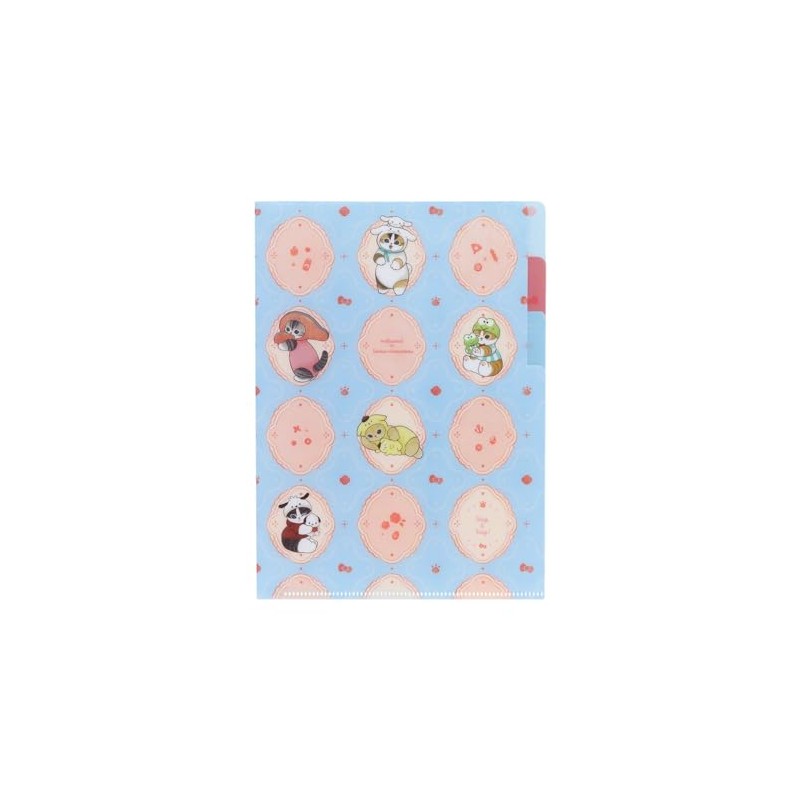 Sunstar Stationery 763026 mofusand x Sanrio Characters Clear File, A5,