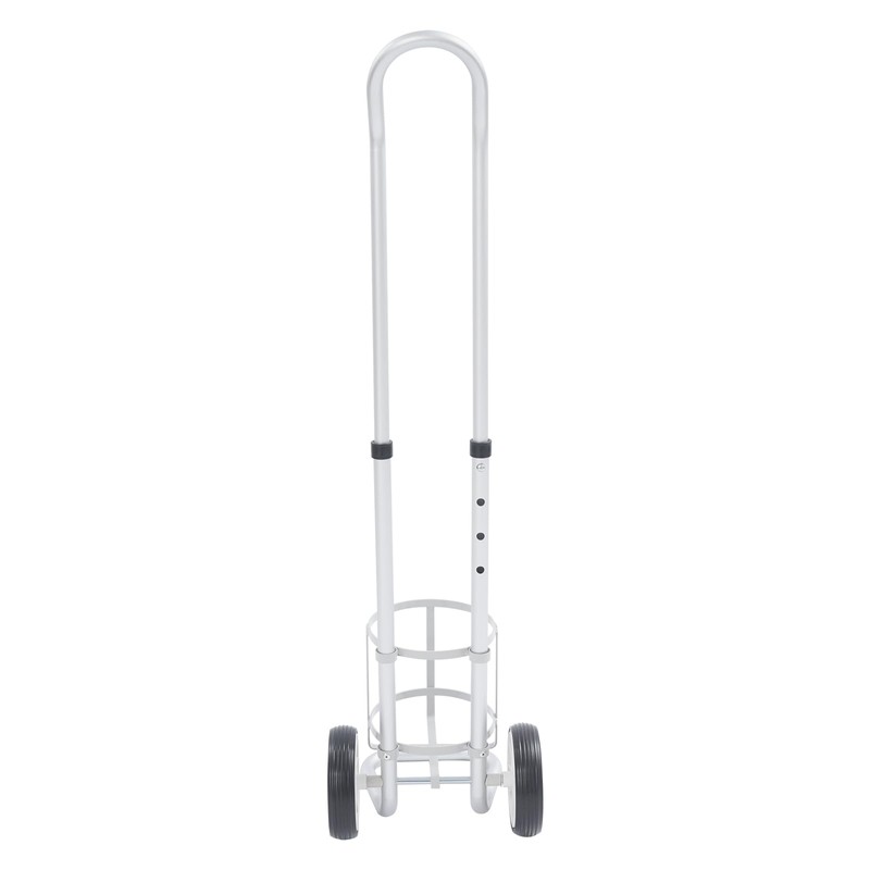 2 PCS Oxygen Cylinder Cart, Portable Rolling Oxygen Tank Cart