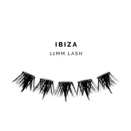 LASH PRESS Ibiza Edition Press On Lashes 60 Pre Glued Clusters with Tweezers