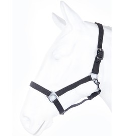 HKM by Reiterladen24 Basicline Headcollar Black Warmblood