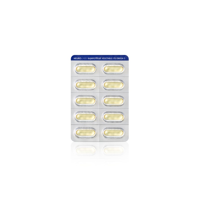 Neurolabs Supercritical Plant-based RTG Omega 3 DHA 85% Purity Vegan