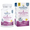 Nordic Naturals Postnatal Omega-3, Lemon - 60 Soft Gels - Comprehensive Omega-3 Support with 1120 Total Omega-3 and 1000 IU Vitamin D3 - Crafted for New Moms; Fosters Optimal Wellness, Positive Mood, and Healthy Metabolism - 30 Servings