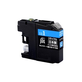 JIT-NB111C Compatible with JIT-Brother LC111C Cyan Recycling Ink, Made in Japan