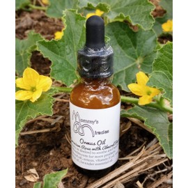 1 oz Ormus (Monoatomic Gold Manna) Oil- Geranium Rosemary with Liquid Almond Base