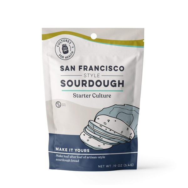 San Francisco Sourdough Style Starter Culture | Cultures for Health | Homemade artisan bread | Heirloom, non-GMO