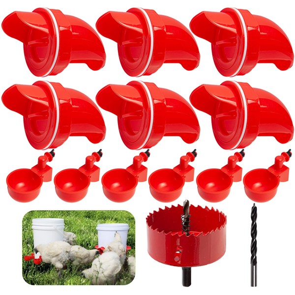 Gugull DIY Chicken Feeders No Waste, Automatic Chicken Feeders and