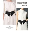 Ty Women Girls Elastic Bow Design Waist Belt Dress Decorations