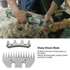 Sheep Shears Blade Straight 13 Tooth Electric Wool Cutter Goat