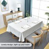Plenmor Table Cloth Wipeable Tablecloth PVC Plastic Wipe Clean Waterproof