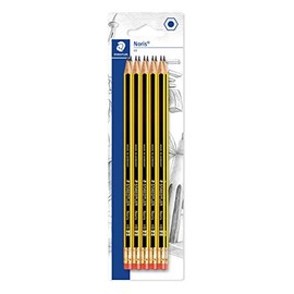 STAEDTLER 122-2BK10D Noris HB Eraser-Tip Pencil (Blister of 10)