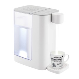 Instant Hot Water Dispenser for Quick Heating & Outputting, Electric Kettle Adjustable 5 Temperatures & 2 Water Outputs, 102 Ounce 3L Water Tank Capacity, White