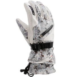 Swany Men's X-Cell 2.1 Sports Moisture-Wicking Quick-Drying Warm Durable Flexible Leather Winter Gloves, Winter Camo, X-Large