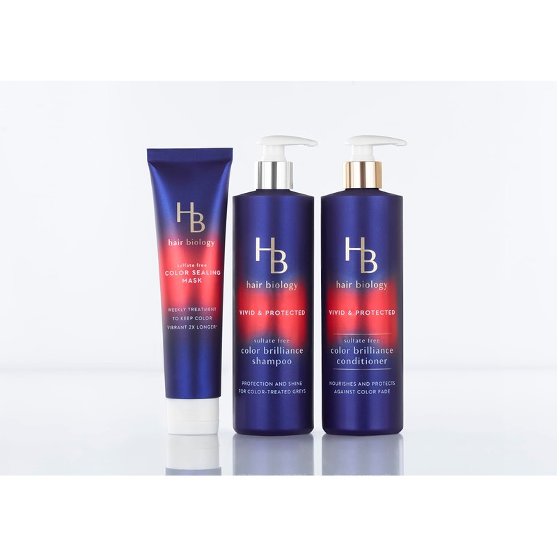 Hair Biology Biotin Color Brilliance Sulfate Free Shampoo, Protects From