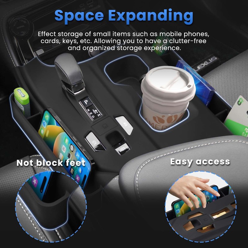 Autorder Silicone Center Console Organizer&Cup Holder for 2022-2025 2026 NX