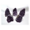 2 Nice Shelf Size Amethyst Cut Base Crystal Cluster Geode