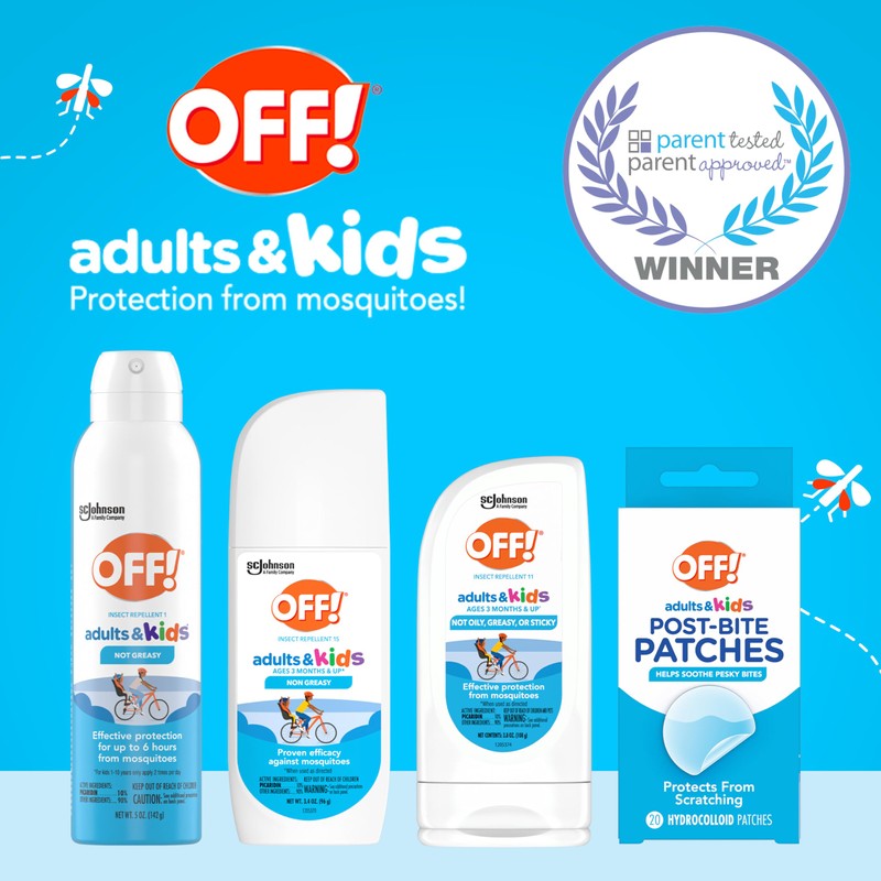 Off! Insect Repellent Lotion for Adults & Kids, Fragrance-Free Bug