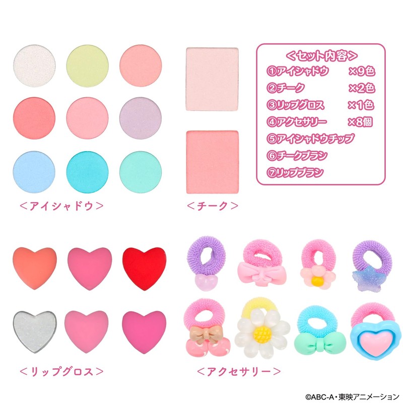 Shobido PR33873 Kimi to Idol Pretty Cure Makeup Palette Set,