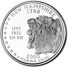 2000-P New Hampshire BU State Quarter