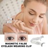 Magnetic False Eyelashes Clip - 2/4 Magnetic Eyelash Applicator, Portable