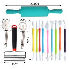 Langqun Clay and Dough Tools for Kids, Play Dough Accessories Toys Kit,Ages 3 & Up