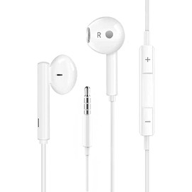 KP TECHNOLOGY Earphones for Honor X6b / Honor 70 Lite/Honor X7b / Honor X7a / Honor X6a / Honor X8 / Honor X7 / Honor X6 - In-Ear Earphones Headphones Headset Earbuds with In-Line Remote Control