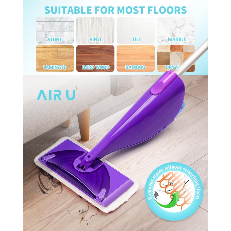Power Scrubbing Reusable Mop Pads for Swiffer Wet Jet Mops