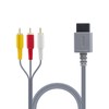 Mcbazel Wii AV Cable, Gold-Plated 3 RCA Interface, 6FT/1.8M, Compatible