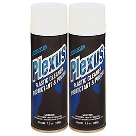 Plexus 20207-2PK Plastic Cleaner and Polish Aerosol, 7 fl. oz., 2 Pack