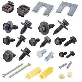 JEGS 90859 Front End Fastener Kit 1966-1967 Pontiac GTO LeMans Tempest Black Fin