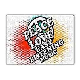 Makoroni -Peace Love Easy Listening Music - Jigsaw Puzzle 80 pcs, DesJ84