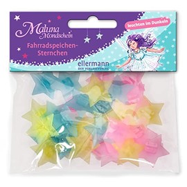 Maluna Mondschein Fahrradspeichen-Sternchen: Leuchten im Dunkeln
