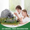 Jortmrd Pack of 38 Model Building Trees, Miniature Model Trees,