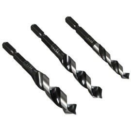 Star-M Anti-Burr F-Type Short Drill Bit, Hexagonal Shaft for Carpentry