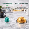 ROSSO CAFFÈ 120 Espresso Coffee Pods for Nespresso Original Machines,